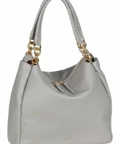 COCCINELLE Handtasche »Maelody 1101«, Beuteltasche / Hobo Bag Stone, Ink, Bark, Caramel