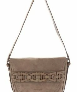 COCCINELLE Umhängetasche »Gitane Suede« Noir, New Taupe