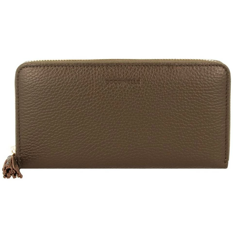 COCCINELLE Geldbörse »Tassel«, Leder Caramel, Stone, Bark, Geranium 8 COCCINELLE Geldbörse »Tassel«, Leder Caramel, Stone, Bark, Geranium – Bild 8