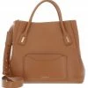 COCCINELLE Handtasche »Evasion Grain« (Set, 2-tlg) Caramel, Noir, Marsala