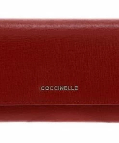 COCCINELLE Geldbörse »Metallic Textured« Foliage Red, Taupe, Marsala, Noir -Günstiges Coccinelle Geschäft a0761294 cd83 54b6 818b e71144248d97