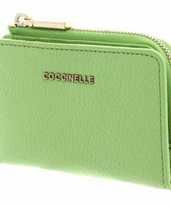 COCCINELLE Kartenetui »Metallic Soft« Coral Red, Noir, Ruby, Caramel