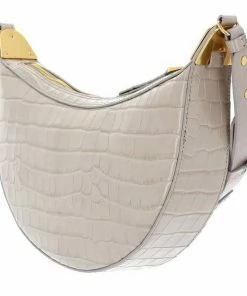 COCCINELLE Schultertasche »Anais Croco Shiny Soft« Powder Pink, Noir -Günstiges Coccinelle Geschäft a37052f9 dcac 5dd5 a02f f67206ba8f94