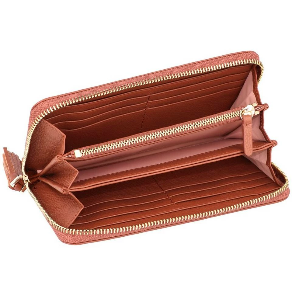 COCCINELLE Geldbörse »Tassel«, Leder Shark grey, Almond, Cinnamon, Noir 5 COCCINELLE Geldbörse »Tassel«, Leder Shark grey, Almond, Cinnamon, Noir – Bild 5