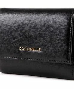 COCCINELLE Geldbörse »Metallic Textured« Foliage Red, Noir, Marsala -Günstiges Coccinelle Geschäft a4b4d069 3040 5670 8477 6df9c2595626