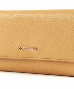 COCCINELLE Geldbörse »Metallic Soft« Ash Grey, Moss Green, Warm Beige, Noir