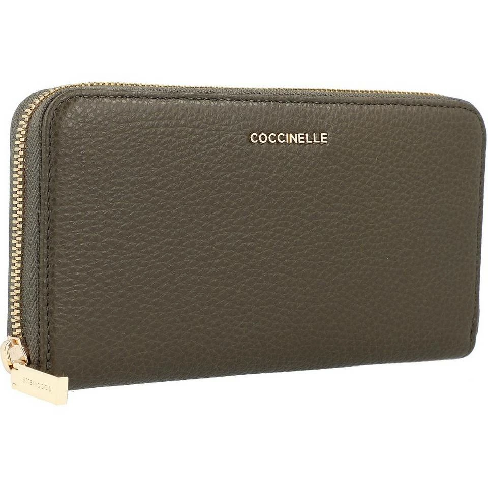 COCCINELLE Geldbörse »Metallic Soft«, Leder Moka, Noir, Marsala, Deep Violet 2 COCCINELLE Geldbörse »Metallic Soft«, Leder Moka, Noir, Marsala, Deep Violet – Bild 2