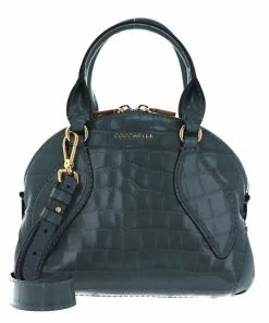 COCCINELLE Handtasche »Colette Croco Shiny Soft« Cinnamon, Shark Grey, Noir
