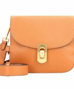 COCCINELLE Umhängetasche »Zaniah«, Leder Caramel, Noir