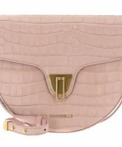 COCCINELLE Umhängetasche »Beat Croco Shiny Soft« Chestnut, Noir, Shark Grey, New Pink -Günstiges Coccinelle Geschäft aab2169e 3da2 5cae 8d7d f6d9f2e49268