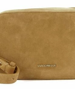 COCCINELLE Umhängetasche »Lea Suede« Moss Green, Powder pink, Warm Beige, Caramel
