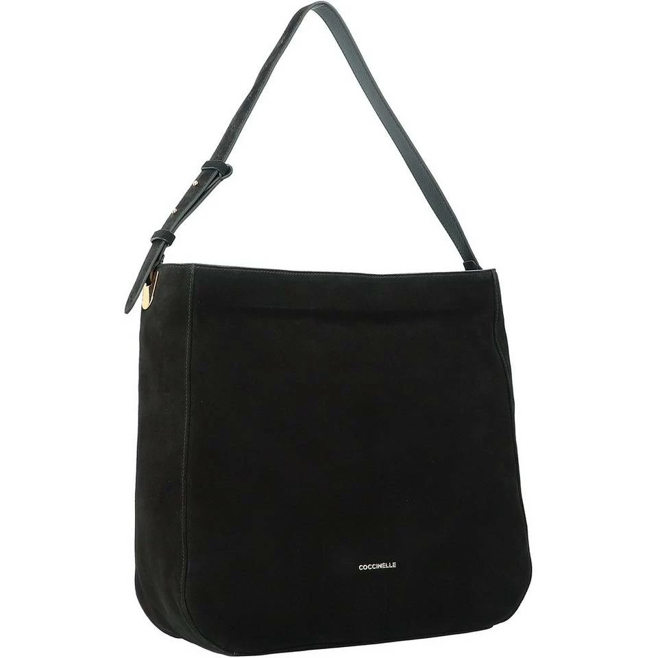 COCCINELLE Schultertasche »Lea«, Leder Noir, New taupe 2 COCCINELLE Schultertasche »Lea«, Leder Noir, New taupe – Bild 2