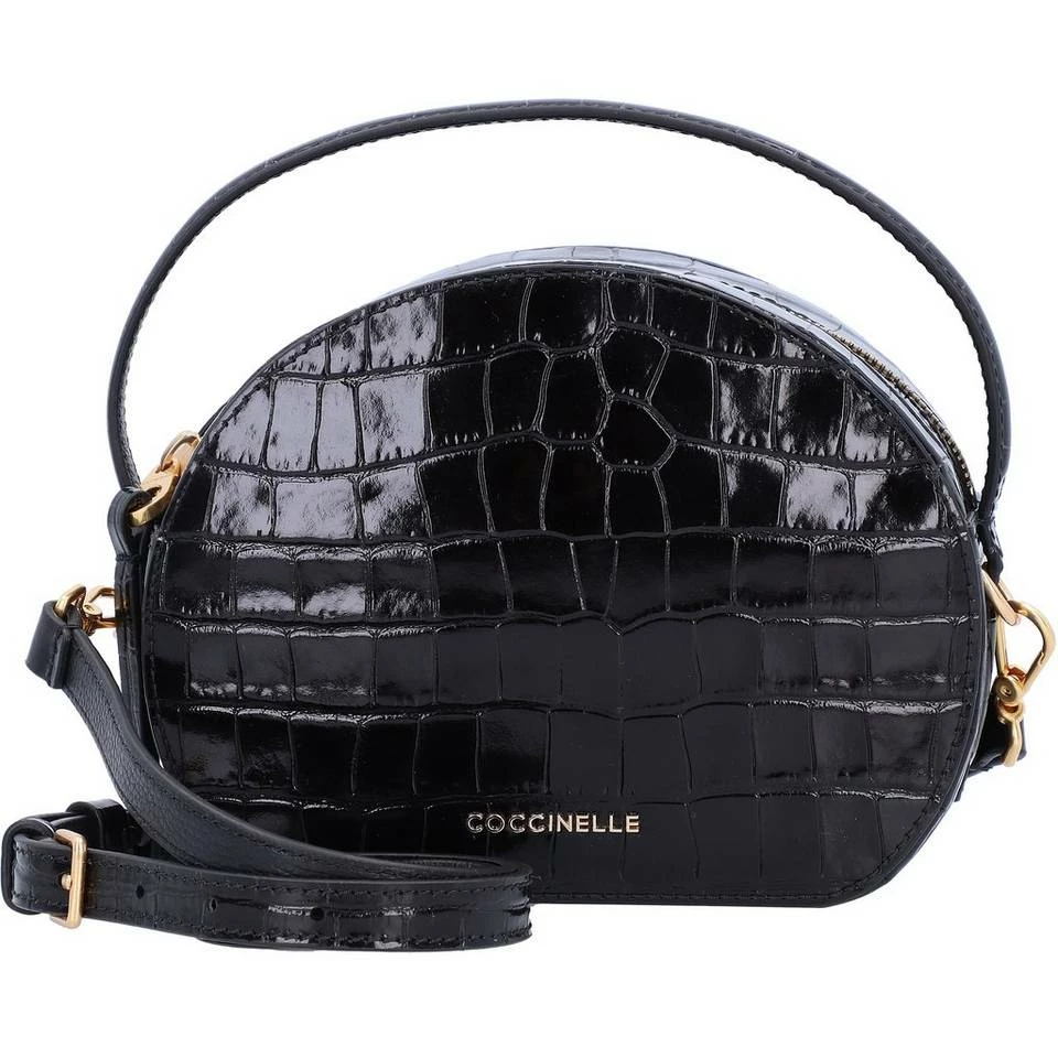 COCCINELLE Henkeltasche, Leder Mallard green, Noir 6 COCCINELLE Henkeltasche, Leder Mallard green, Noir – Bild 6