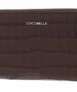 COCCINELLE Geldbörse »Metallic Croco« Testa Moro, Noir