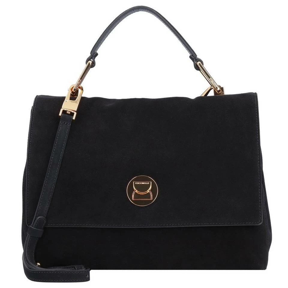 COCCINELLE Handtasche »Liya Suede 1801«, Henkeltasche Noir #ft5_slash# Noir, Noir, New Pink, Shark Grey 15 COCCINELLE Handtasche »Liya Suede 1801«, Henkeltasche Noir #ft5_slash# Noir, Noir, New Pink, Shark Grey – Bild 15