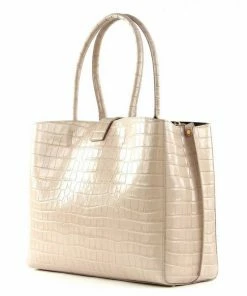COCCINELLE Schultertasche »Alba Croco Shiny Soft« Noir, Powder Pink -Günstiges Coccinelle Geschäft b3c4ae06 7ef8 57c5 a357 40ae8ba68b2e