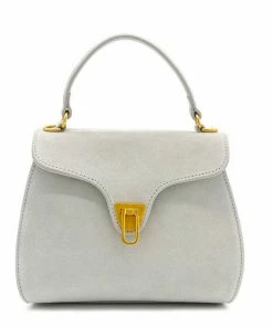COCCINELLE Henkeltasche »Coccinelle Marvin suede Handtasche dolphin«