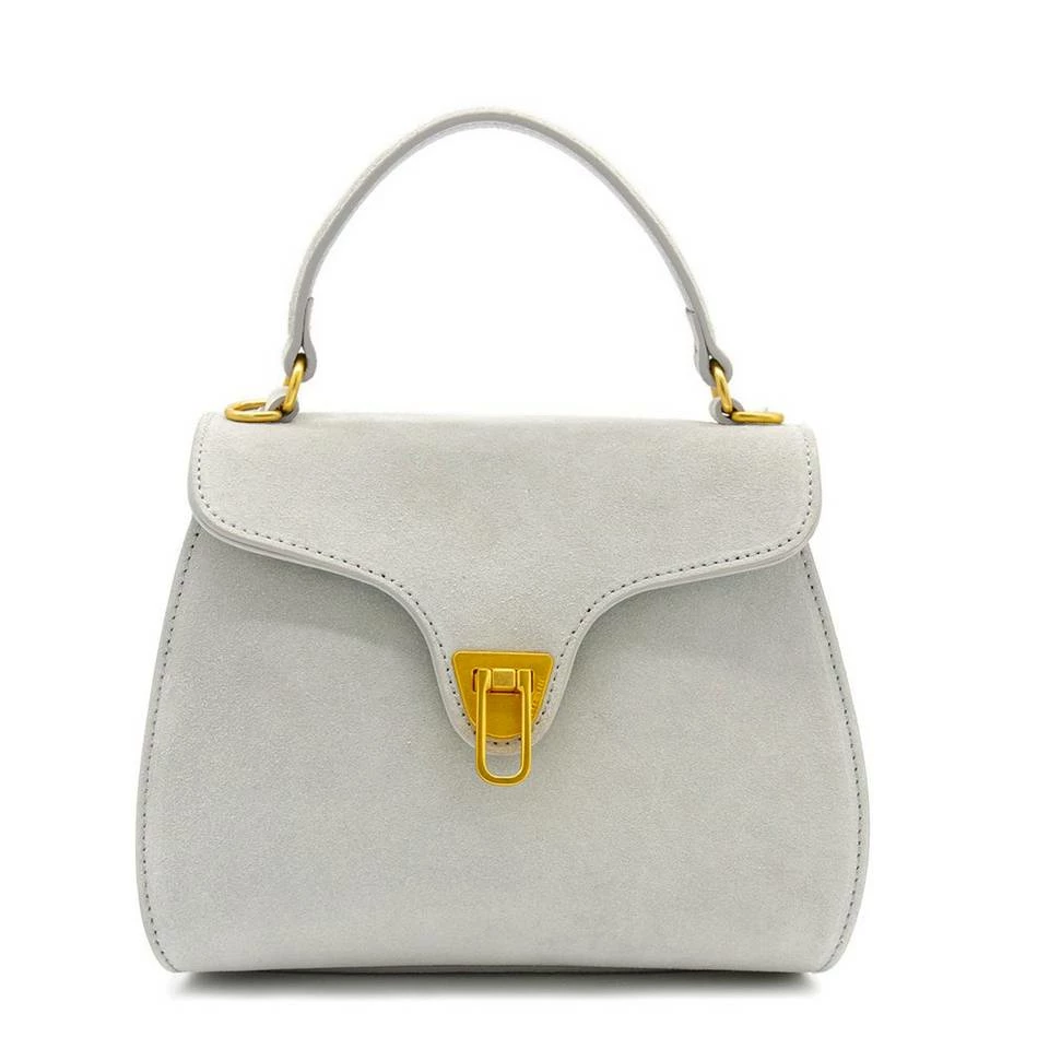 COCCINELLE Henkeltasche »Coccinelle Marvin suede Handtasche dolphin« 1 COCCINELLE Henkeltasche »Coccinelle Marvin suede Handtasche dolphin«