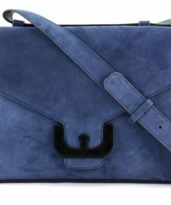 COCCINELLE Umhängetasche »Ambrine Cross Suede« Caramel, Ink