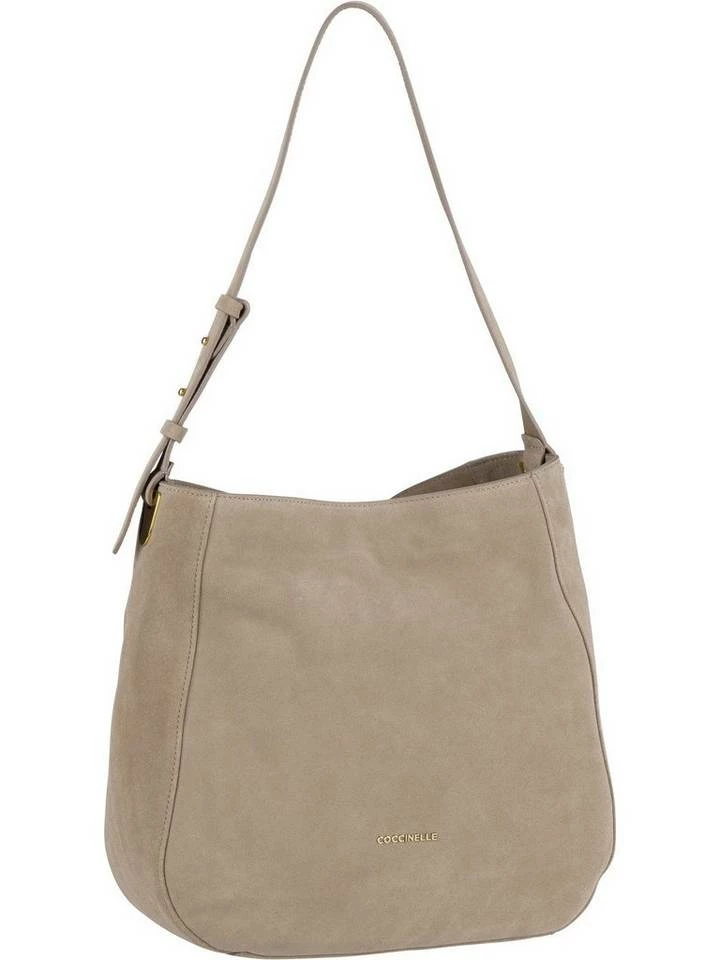 COCCINELLE Handtasche »Lea Suede 1301«, Beuteltasche / Hobo Bag Noir, Moss green, Shark Grey, Powder Pink 3 COCCINELLE Handtasche »Lea Suede 1301«, Beuteltasche / Hobo Bag Noir, Moss green, Shark Grey, Powder Pink – Bild 3