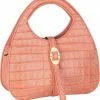 COCCINELLE Handtasche »Cosima Croco 1802«, Henkeltasche Bark, Geranium