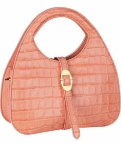 COCCINELLE Handtasche »Cosima Croco 1802«, Henkeltasche Bark, Geranium