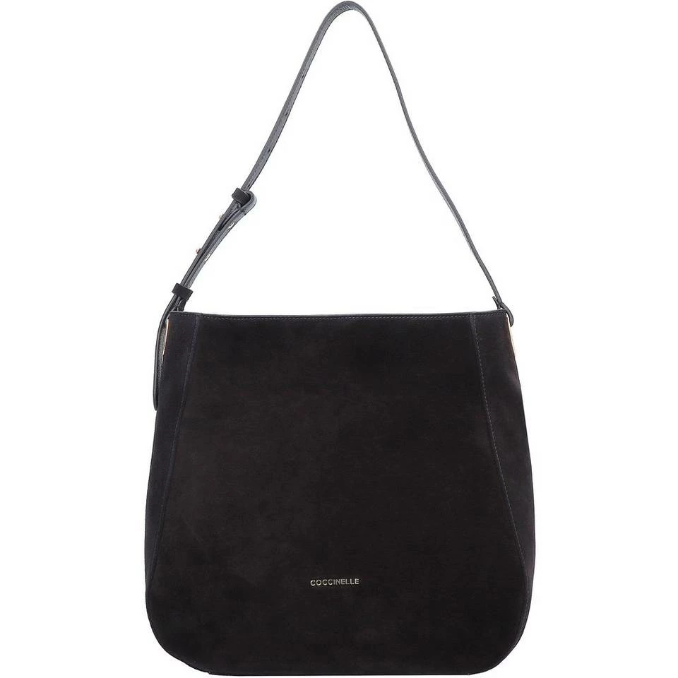 COCCINELLE Handtasche »Lea Suede 1301«, Beuteltasche / Hobo Bag Noir, Moss green, Shark Grey, Powder Pink 10 COCCINELLE Handtasche »Lea Suede 1301«, Beuteltasche / Hobo Bag Noir, Moss green, Shark Grey, Powder Pink – Bild 10