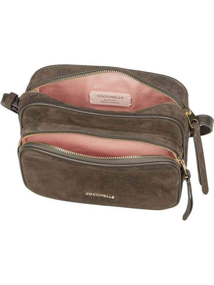 COCCINELLE Umhängetasche »Lea Suede 1501«, Umhängetaschen Querformat Stone, Geranium, Bark 3 COCCINELLE Umhängetasche »Lea Suede 1501«, Umhängetaschen Querformat Stone, Geranium, Bark – Bild 3
