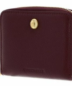 COCCINELLE Geldbörse »Cocci Grain« Noir, Marsala