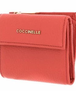 COCCINELLE Geldbörse »Metallic Soft« Stone, Geranium, Silk, Noir -Günstiges Coccinelle Geschäft c4b8f0f7 5329 5aca b98d fa8630d58e30