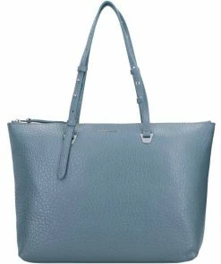 COCCINELLE Shopper »Lea«, Leder Shark grey, Noir, Cinnamon