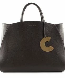 COCCINELLE Umhängetasche »Concrete« Noir, Testa Moro, Glass