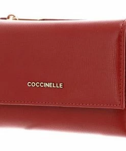 COCCINELLE Geldbörse »Metallic Textured« Noir, Mallard Green, Taupe, Foliage Red -Günstiges Coccinelle Geschäft c7fc9e66 829b 568c b665 9e4d8f593f4b