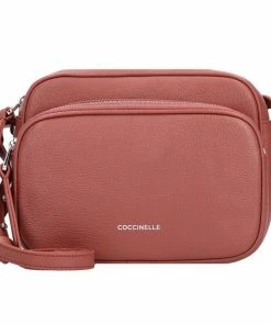 COCCINELLE Umhängetasche »Lea«, Leder Taupe, Noir, Cinnamon, Shark grey