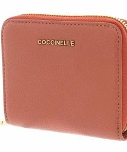 COCCINELLE Geldbörse »Metallic Soft« Pacific Blue, Powder Pink, Noir, Caramel -Günstiges Coccinelle Geschäft ccc694c8 aba8 53b5 856b 34f45cbec167