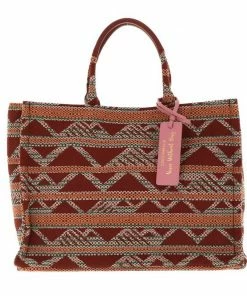 COCCINELLE Handtasche »Jacquard« Multicolor Shark Grey, Multicolor Marsala, Multicolor Cinnamon