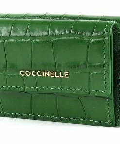 COCCINELLE Geldbörse »Metallic Croco Shiny Soft« Bouganville, Leaf, Noir -Günstiges Coccinelle Geschäft d276ee5c 7715 53b8 8672 a49f9f2d6fa9