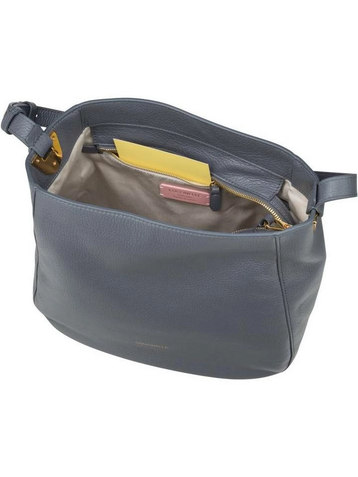 COCCINELLE Handtasche »Lea 1301«, Beuteltasche / Hobo Bag Noir, Ink, Shark Grey, Nero Nickel 3 COCCINELLE Handtasche »Lea 1301«, Beuteltasche / Hobo Bag Noir, Ink, Shark Grey, Nero Nickel – Bild 3