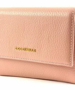 COCCINELLE Geldbörse »Metallic Soft« Brass, Sun, Denim, Peach -Günstiges Coccinelle Geschäft d344cc57 3d32 52ef adca 6ae711d5a289