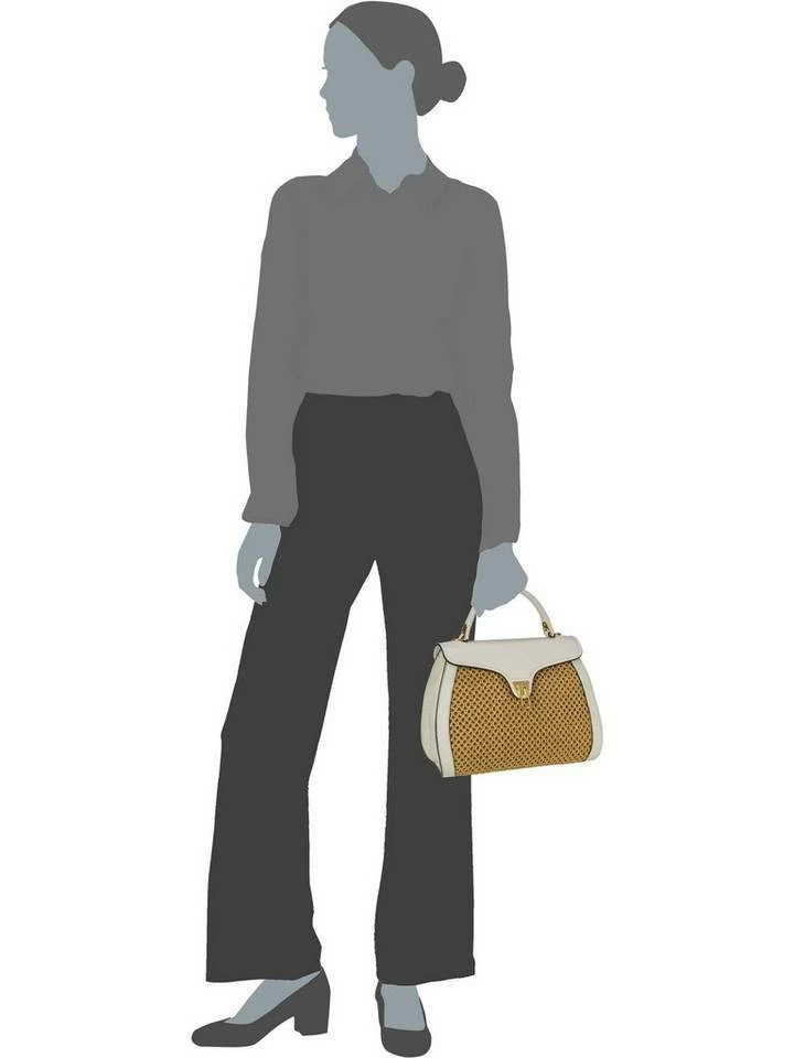 COCCINELLE Handtasche »Marvin Paglia Rete 1803«, Henkeltasche Caramel#ft5_slash#Lambskin White, Caramel#ft5_slash#Nero 6 COCCINELLE Handtasche »Marvin Paglia Rete 1803«, Henkeltasche Caramel#ft5_slash#Lambskin White, Caramel#ft5_slash#Nero – Bild 6