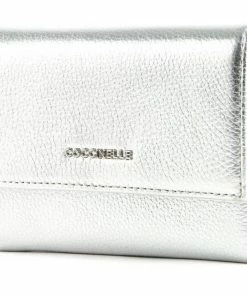 COCCINELLE Geldbörse »Metallic Soft« Coral Red, Mauve, Pacific Blue, Powder Pink -Günstiges Coccinelle Geschäft d4ddf650 0550 5e73 a722 5a0386cc3803