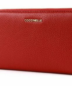 COCCINELLE Geldbörse »Metallic Soft« Caramel, Coral Red, Moss Green, Noir -Günstiges Coccinelle Geschäft d6cc76d5 95cf 502f 9bef 2b69c6c0ba88
