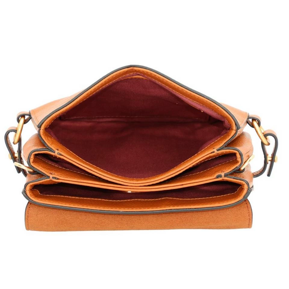 COCCINELLE Umhängetasche »Zaniah«, Leder Caramel, Noir 5 COCCINELLE Umhängetasche »Zaniah«, Leder Caramel, Noir – Bild 5