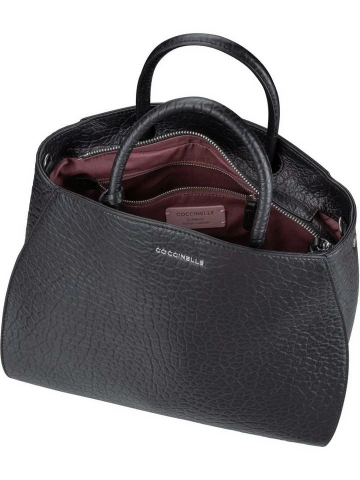 COCCINELLE Handtasche »Concrete Grainy 1801«, Henkeltasche Shark Grey, Almond, New Pink, Nero 3 COCCINELLE Handtasche »Concrete Grainy 1801«, Henkeltasche Shark Grey, Almond, New Pink, Nero – Bild 3