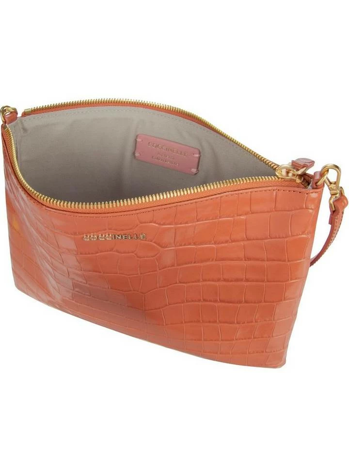 COCCINELLE Umhängetasche »Best Crossbody Croco 55F4«, Umhängetaschen Querformat Chestnut, Nero 3 COCCINELLE Umhängetasche »Best Crossbody Croco 55F4«, Umhängetaschen Querformat Chestnut, Nero – Bild 3