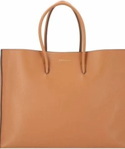 COCCINELLE Henkeltasche »Myrtha«, Leder Noir, Bark, Stone, Caramel