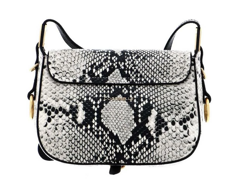 COCCINELLE Schultertasche »Fauve Python« Lambskin White, Caramel 3 COCCINELLE Schultertasche »Fauve Python« Lambskin White, Caramel – Bild 3