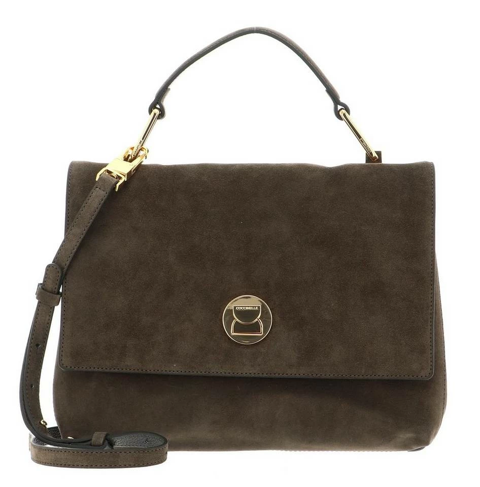 COCCINELLE Handtasche »Liya Suede 1801«, Henkeltasche Noir #ft5_slash# Noir, Noir, New Pink, Shark Grey 12 COCCINELLE Handtasche »Liya Suede 1801«, Henkeltasche Noir #ft5_slash# Noir, Noir, New Pink, Shark Grey – Bild 12