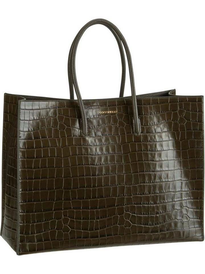 COCCINELLE Handtasche »Myrtha Croco 1801«, Shopper Bark, Stone, Noir 1 COCCINELLE Handtasche »Myrtha Croco 1801«, Shopper Bark, Stone, Noir