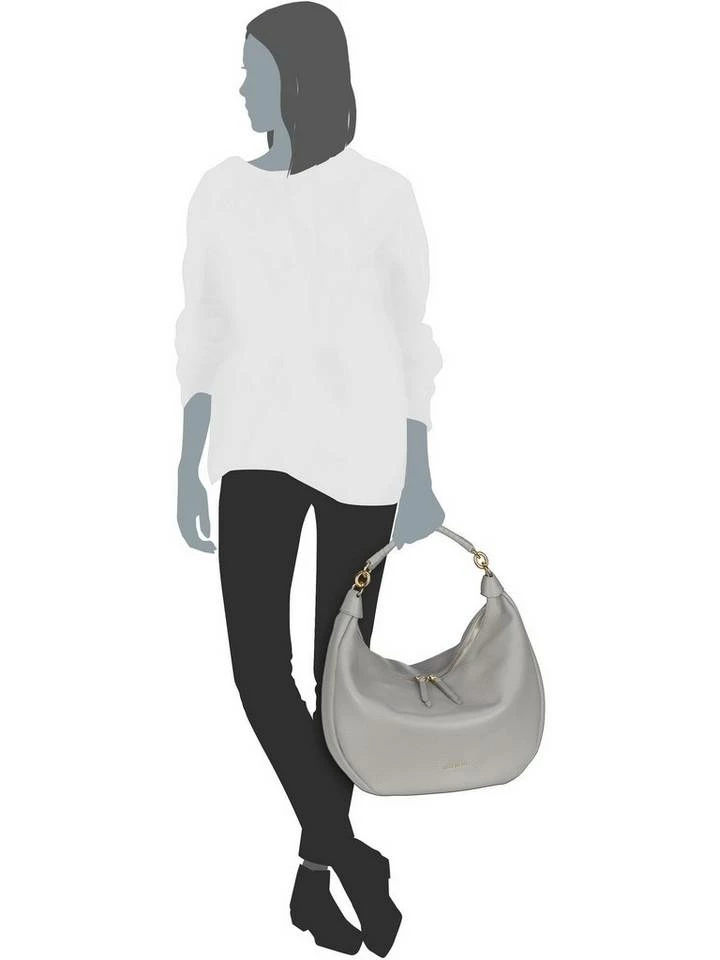 COCCINELLE Handtasche »Maelody 1301«, Beuteltasche / Hobo Bag Stone, Bark, Nero, Caramel 5 COCCINELLE Handtasche »Maelody 1301«, Beuteltasche / Hobo Bag Stone, Bark, Nero, Caramel – Bild 5